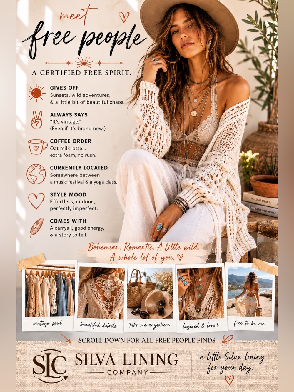 Meet Free People | We The Free • Intimately • FP Movement • Boho Style NWT EUC